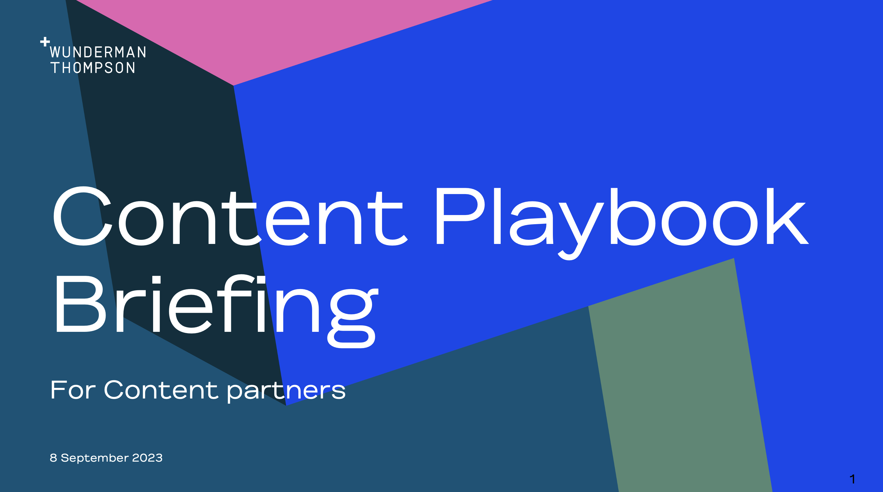 Content Partner Briefing